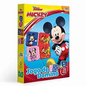 Jogo de Dominó Infantil Turma do Mickey 28 Peças 8003 - Toyster