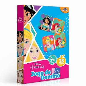 Jogo de Dominó Princesas 28 Peças 8009 - Toyster