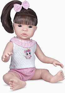 Boneca Bebê Reborn Doll Realist com Cabelo - Sidnyl