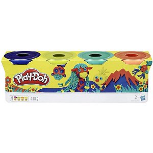 Play-Doh Massinha Kit 4 Potes Sortidos B5517 - Hasbro