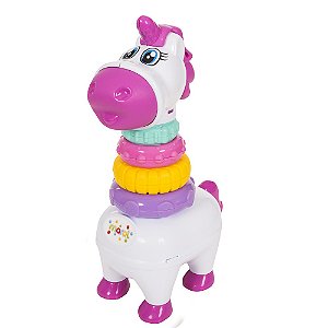 Baby Pony Brinquedo Didático Empilhável com Som - Maral