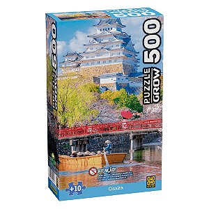 Quebra-cabeça Osaka Japão 500 Peças - Grow