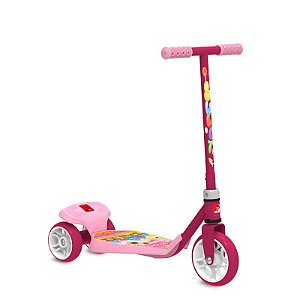 Patinete Infantil Ajustável com luz e Freio Traseiro Rosa - Lojas Barracão  I Sua Casa merece o Melhor I 52 Anos de Tradição e confiança