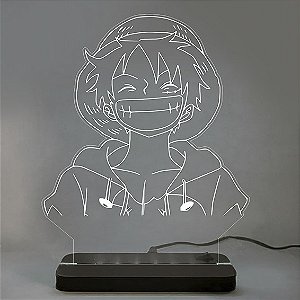 Luminária Led Luffy One Piece