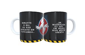 Caneca Porcelana Caça-fantasmas