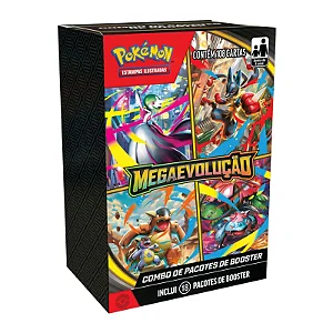 Combo de Pacotes de Booster Megaevolução - Pokémon TCG