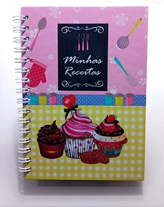Caderno de Receitas Personalizado 100 f