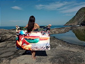 Toalha de praia personalizada