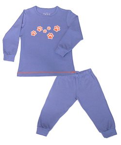 Pijama Infantil Masculino Calça e Camiseta Manga Longa New York Patas Família