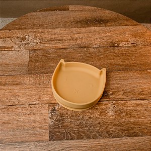 Prato Gatinho de Silicone com Ventosa