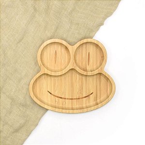 Prato Sapinho de Bambu com Ventosa