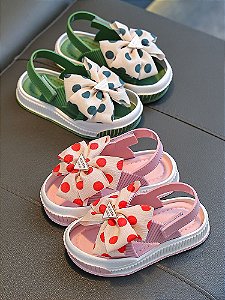 Sandália Infantil Laço Minnie