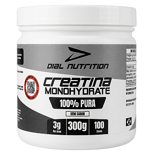 Creatina Monohidratada 100% Pura Dial Nutrition 300g