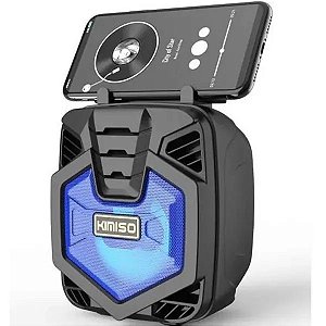 Caixa De Som Portátil Wireless Bluetooth Kms-1185 Pendrive Mp3 Radio Fm