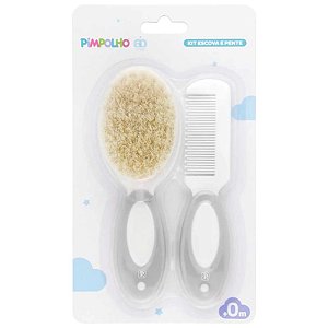 //KIT PENTE E ESCOVA DE CERDAS NATURAIS 9496/9491/9492/94961/94901//