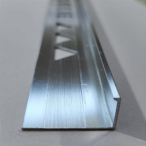 Perfil Alumínio Escadas e Acabamento de Porcelanato 12mm Llorie - Barra de 3 metros