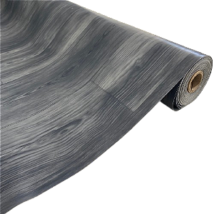 Piso Vinílico em Manta ULTRA RESISTENTE - Cor Carvalho Escuro Fosco - Medida 1m x 3metros