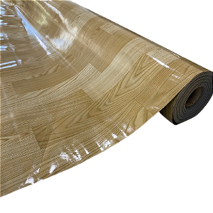 Piso Vinílico em Manta ULTRA RESISTENTE - Cor Cerejeira Brilho - Medida 1m x 10metros