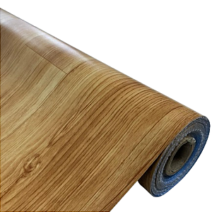 Piso Vinílico em Manta ULTRA RESISTENTE - Cor Cedro Fosco - Medida 1m x 10metros