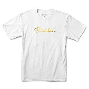 Camiseta Primitive Gold White