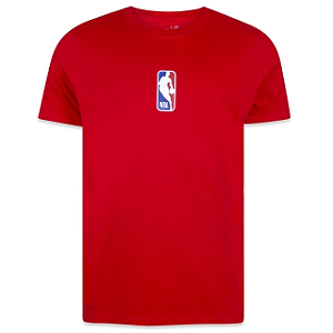 Camiseta New era NBA Logoman vermelha