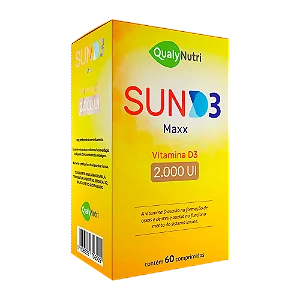 Vitamina D 2000 Sund D3 Max 60 comprimido QUALYNUTRI