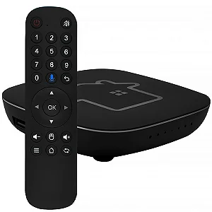 Receptor FTA HTV H9 4K Ultra HD de 16GB eMMC 2GB RAM - Preto
