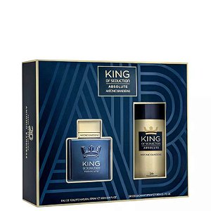 Kit king of seduction 100ml + desodorante 150ml  Antonio banderas masculino kit