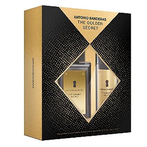 Kit the golden 100ml + desodorante 150ml Antonio banderas masculino kit