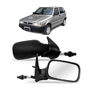 Retrovisor Uno Fire 2001 2002 2003 2004 4 Portas Com Controle LE