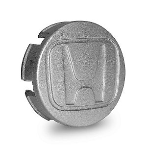 Jogo de Calotinhas 58mm Centro de Roda Honda FIT Civic City Prata