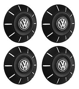 Jogo Calota Centro De Roda Ferro Vw Aro 13 14 15 Modelo Eurovan 4 furos