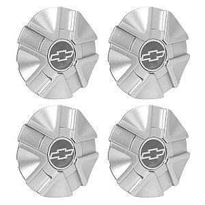 Jogo Calotinha Astra Sport 2002 Aro 16 Emblema GM Resinado Cinza