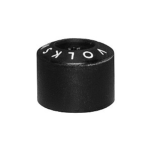 Capa Parafuso Roda Kit 20 Peças Fox Polo Golf Jetta Preta e Branca