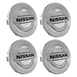 Jogo Calotinha 53mm Nissan March Sentra Versa Kicks Livina Tiida Cromada