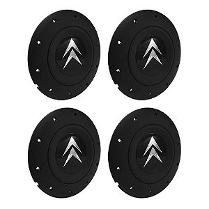 Jogo Calota Central Roda de Ferro Citroen Modelo Amarok Aro 13 14 15
