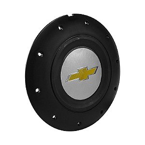 Calota Central Roda de Ferro Chevrolet GM Emblema Prata Modelo Amarok Aro 13 14 15