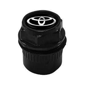 Capa Bico de Válvula Preto Pneu Toyota Corolla Etios Yaris