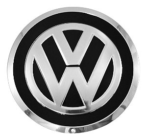 Calota Central Roda Up Emblema Vw Preto