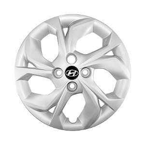 Calota Aro 15 Hyundai HB20 modelo 2020 Prata