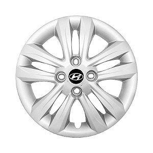 Calota Aro 14 Hyundai HB20 modelo 2016 a 2018 Prata