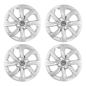 Jogo Calota Aro 14 VW Gol G7 modelo 2019/2020 Prata