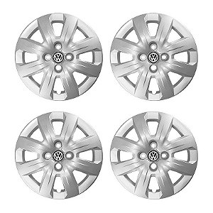 Jogo Calota Aro 14 VW Saveiro 2014/2016 Prata