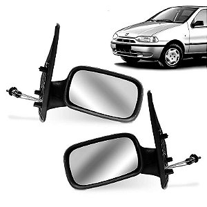 Par Retrovisor Fiat Palio Siena 1996 a 2000 4 portas com controle