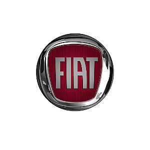 Emblema de Grade 85mm Fiat Uno Palio Elx 2010 Vermelho