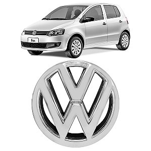 Emblema Cromado Grade Dianteira Vw Fox Spacefox 2010 A 2015