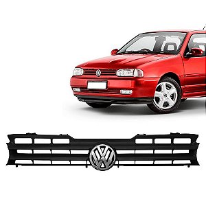 Grade Dianteira Vw Gol Parati Saveiro Bola G2 1995 Até 1999 + Emblema