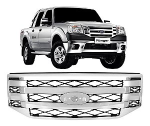 Grade Dianteira Ford Ranger 2010 a 2012 Cromada