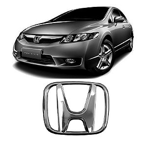 Emblema Grade Honda Civic 2007 a 2011 Cromado