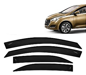 Calha de Chuva Hb20 Hatch 2012 Até 2019 Slim Interiça Fumê